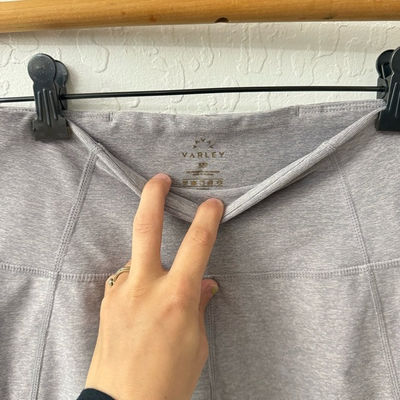 Varley Purple Gray High Waisted XXS Athletic leggings - Picture 7 of 10